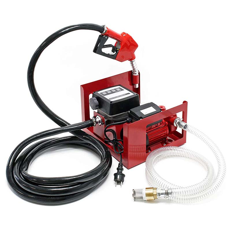 4자리 유량계를 갖춘 자체 프라이밍 전기 오일 디젤 이송 펌프