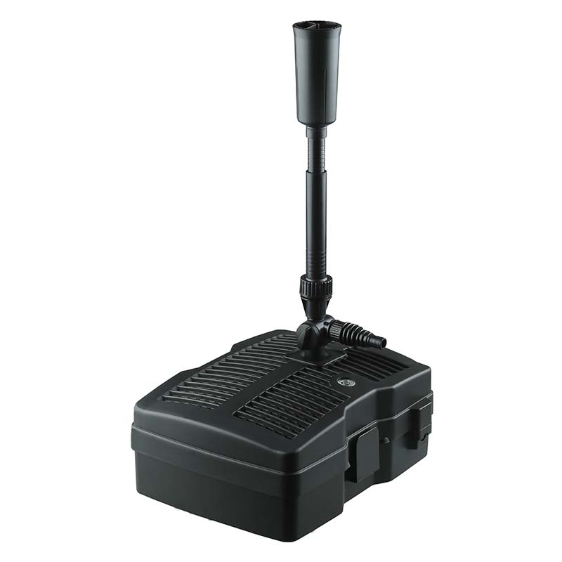 다양한 노즐이 있는 폭포 연못 분수 펌프